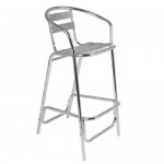 Aluminium High Bar Stool