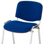 Black and Blue Stacking Chairs in London