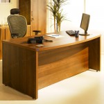 Bow Fronted Executive Desk