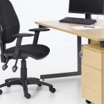 Folding Leg Desk and Pedestal