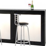 Illuminating Black Rectangular Bar