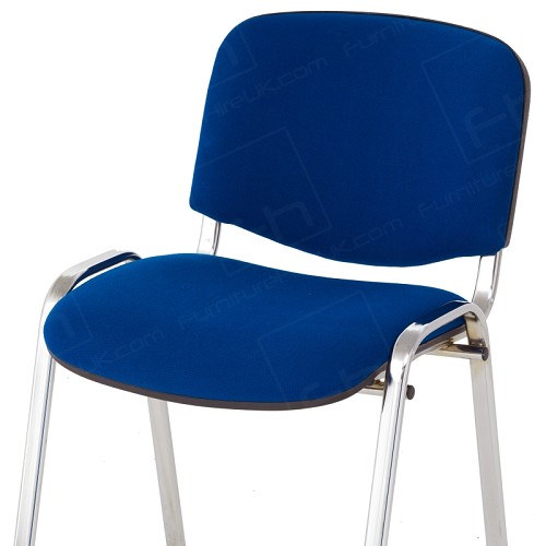 Black and Blue Stacking Chairs in London