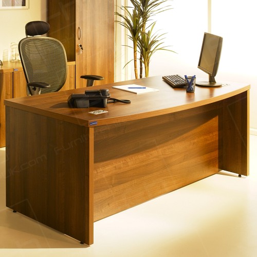 Bow Fronted Executive Desk