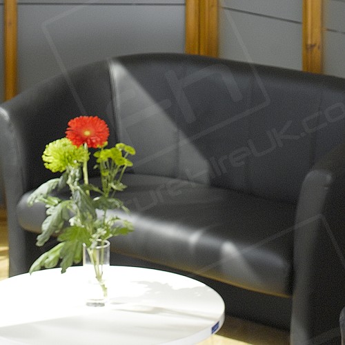 Circular White Coffee Table