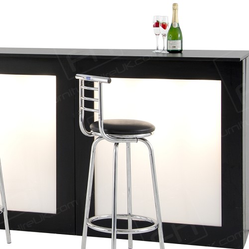 Illuminating Black Rectangular Bar