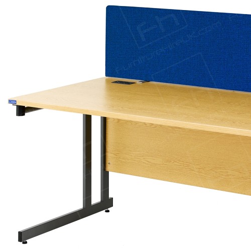 Straight desktop screen for privacy